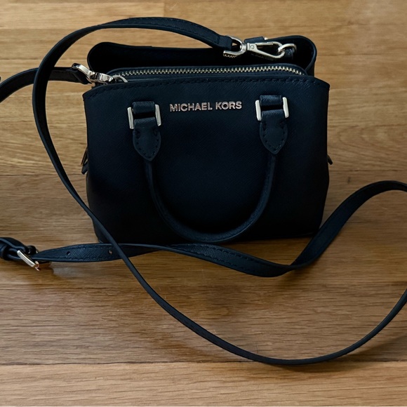 Michael Kors Black Crossbody Bag with Adjustable Strap - Picture 1 of 2
